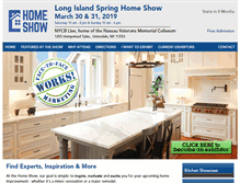Tablet Screenshot of lihomeshows-nc.com